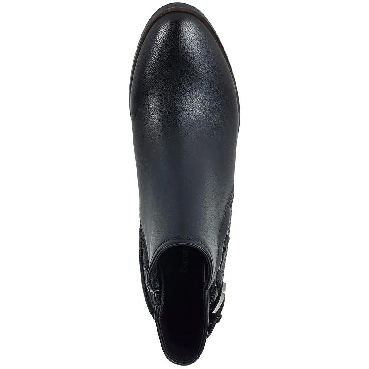 Mackenzie Womens Faux Leather Ankle Booties