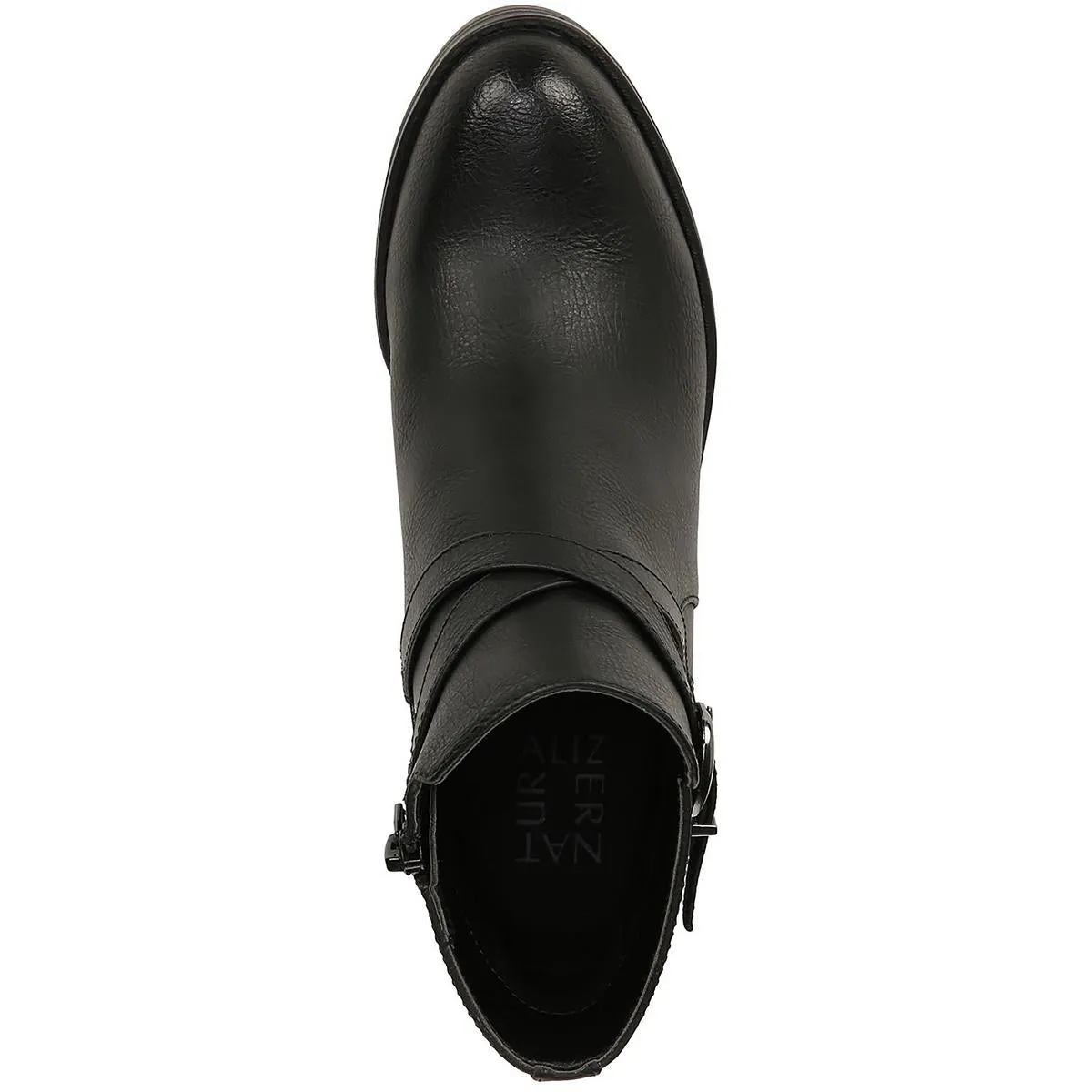 Madalynn BKL Womens Faux Leather Buckle Booties