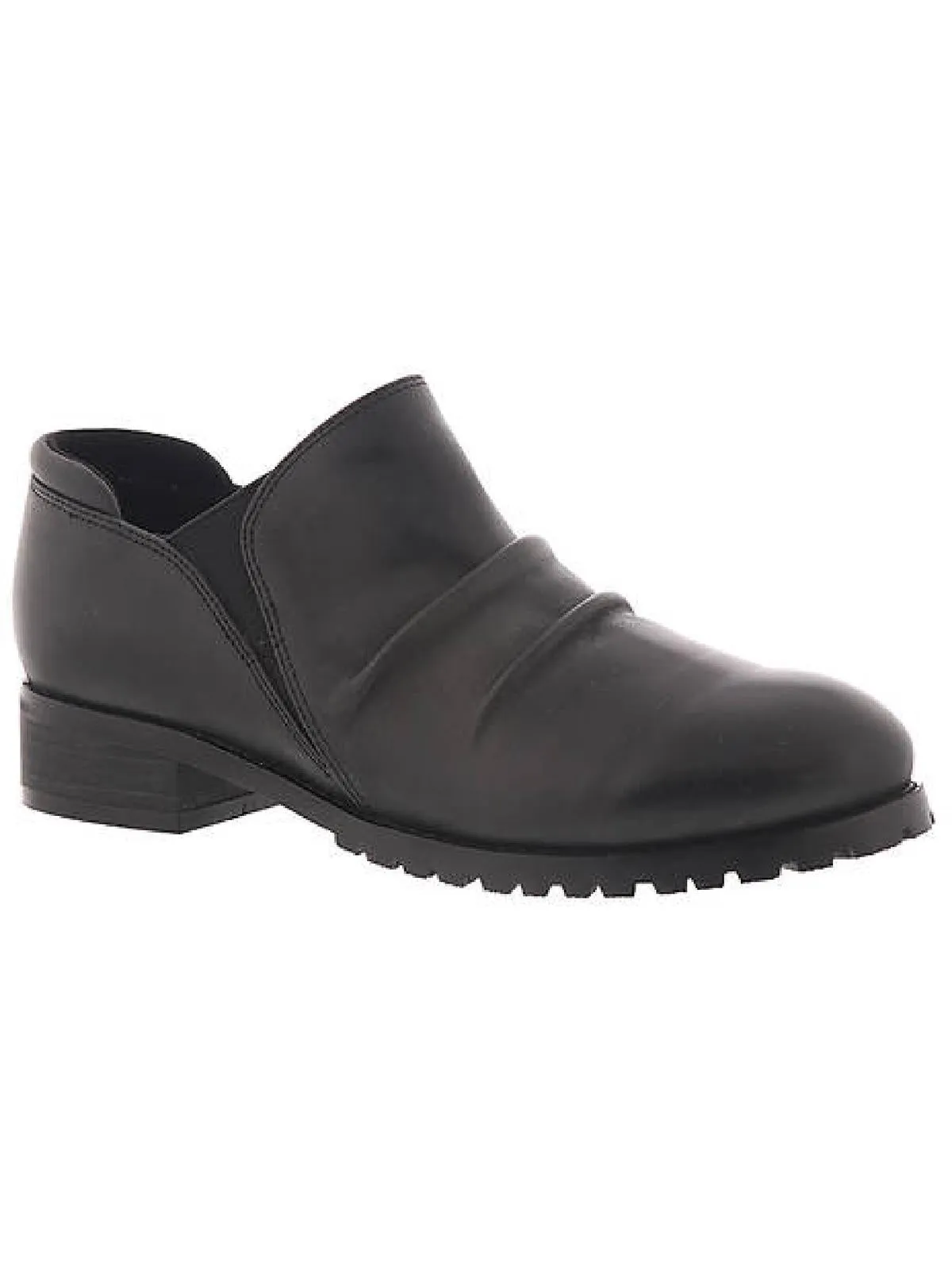 Mara Womens Leather Memory Foam Ankle Boots