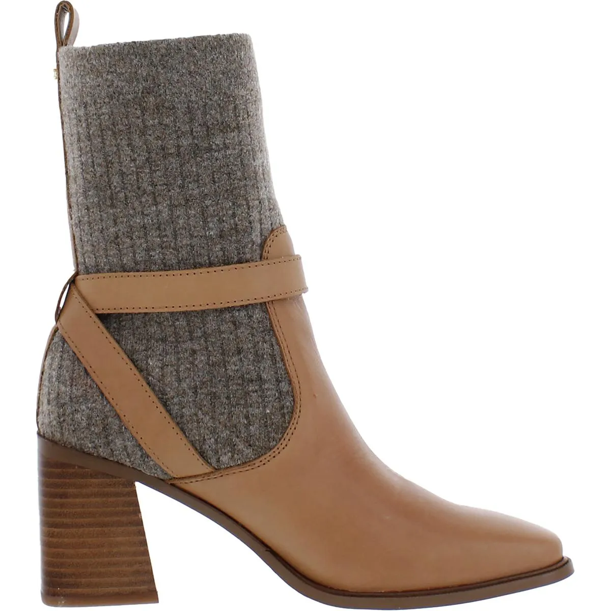 Marci Womens Leather Sock Ankle Boots