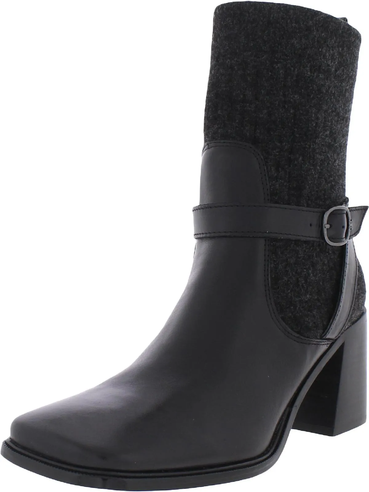 Marci Womens Leather Sock Ankle Boots
