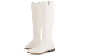Mase Boots In Ivory Leather