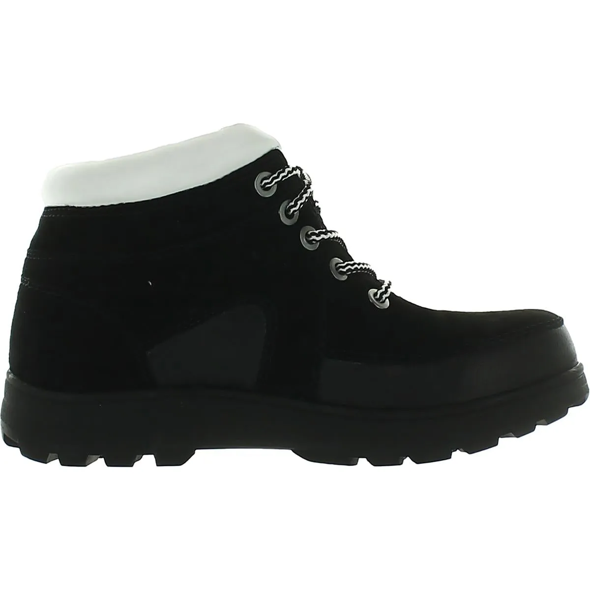 Mazie Womens Leather Round Toe Ankle Boots