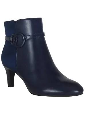 Najila Womens Faux Leather Ankle Booties