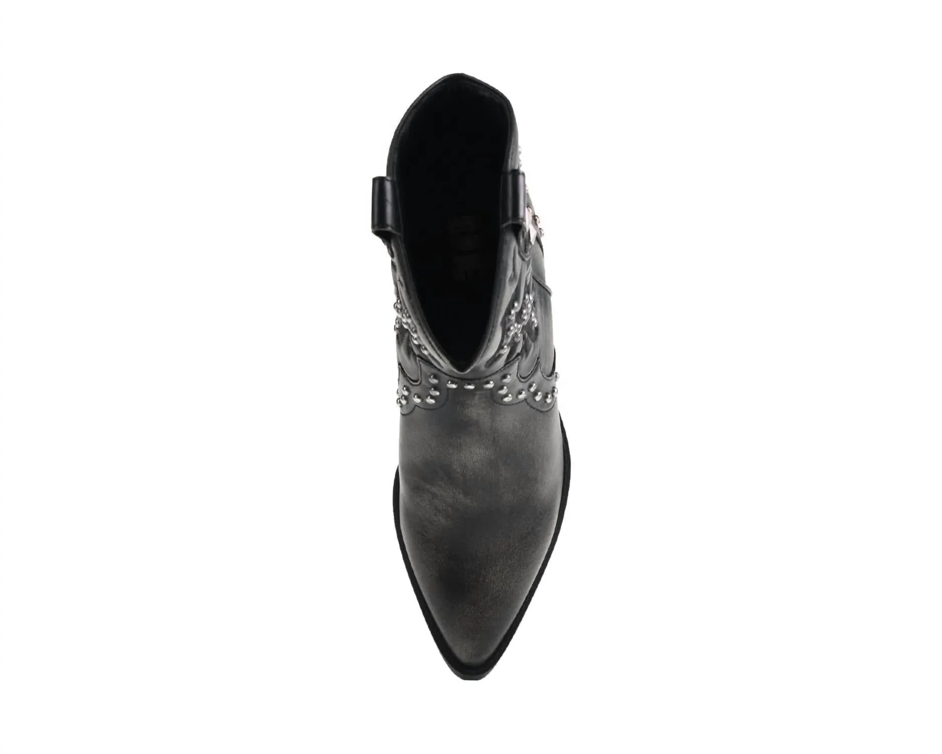 Nowhere Western Bootie In Black
