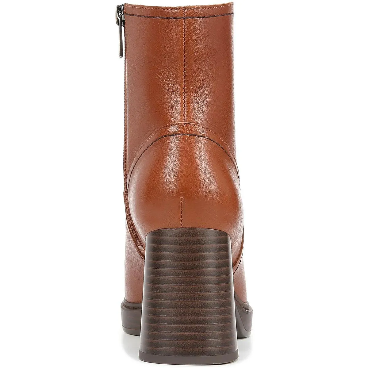 Orlean Womens Padded Insole Block Heel Booties