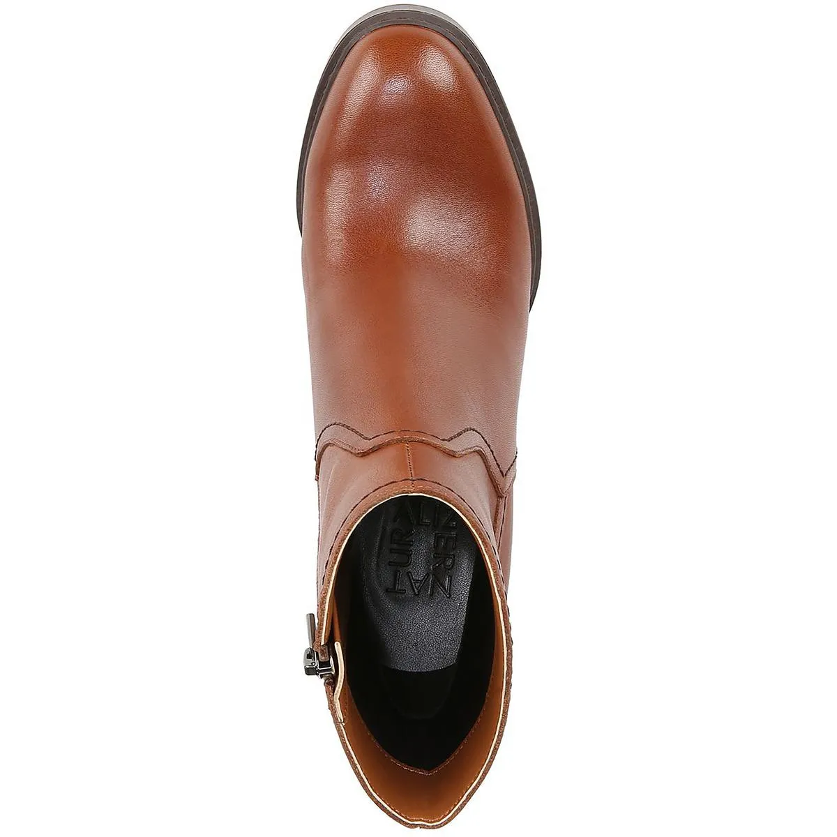 Orlean Womens Padded Insole Block Heel Booties