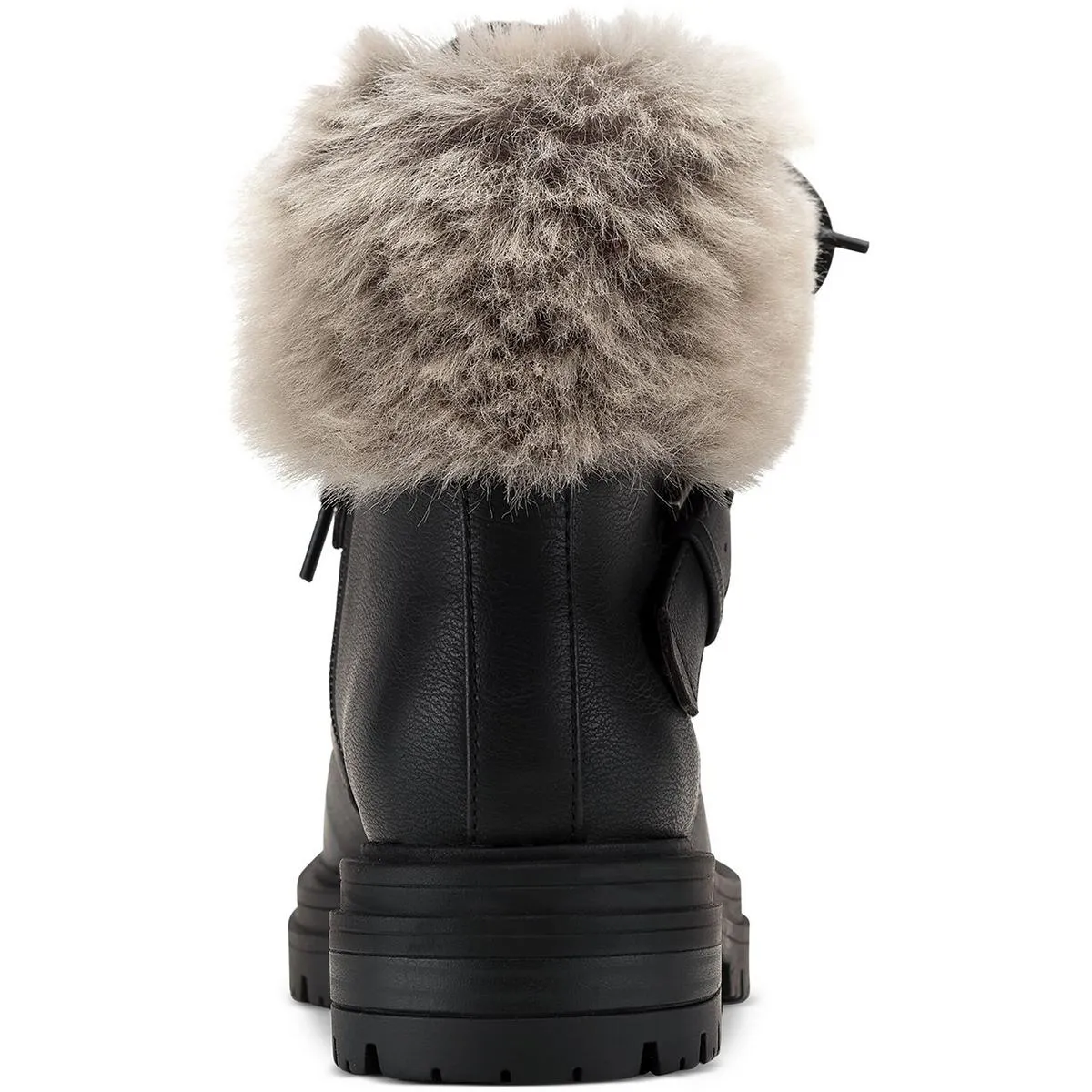 Orlenaa  Womens Cold Weather Faux Fur Lined Booties