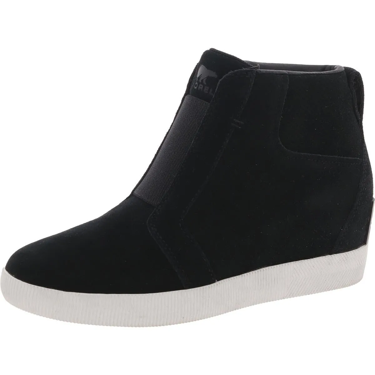 OutNAbout Womens Suede Slip On Booties