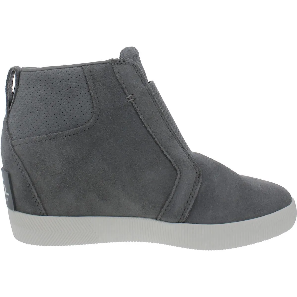 OutNAbout Womens Suede Slip On Booties