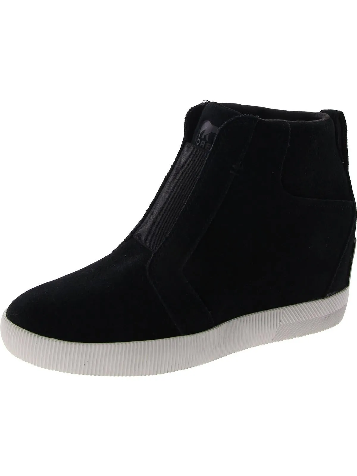 OutNAbout Womens Suede Slip On Booties