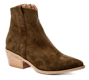 Quittin Time Western Boot In Dark Green
