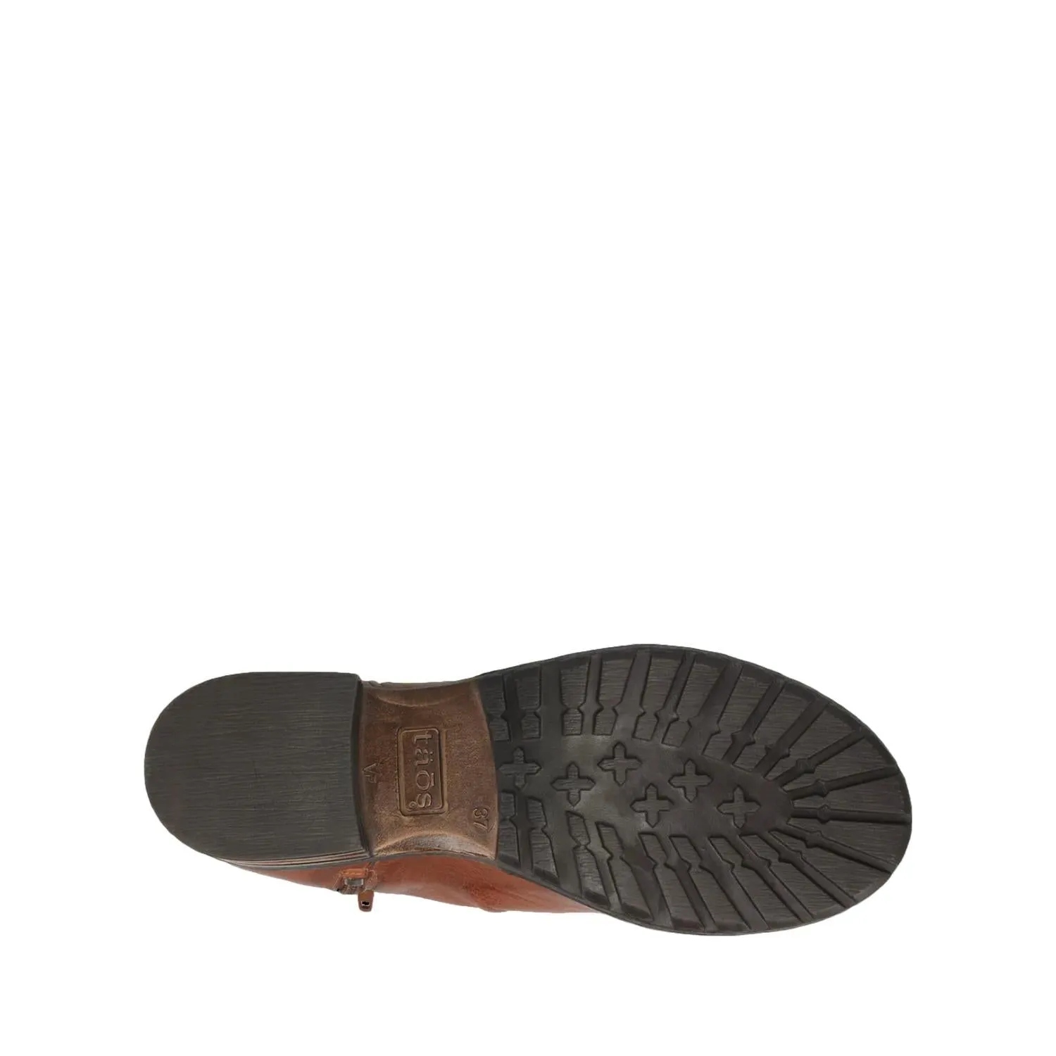 Ravelle Side-Zip Ankle Boot In Cognac