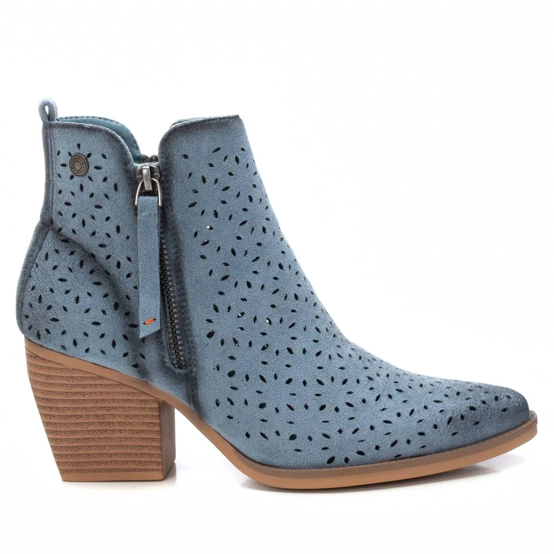 Refresh Women's Fashion Italian Western Booties with Side Zipper By Xti