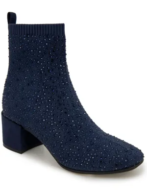 Rida  Womens Block Heel Dressy Ankle Boots
