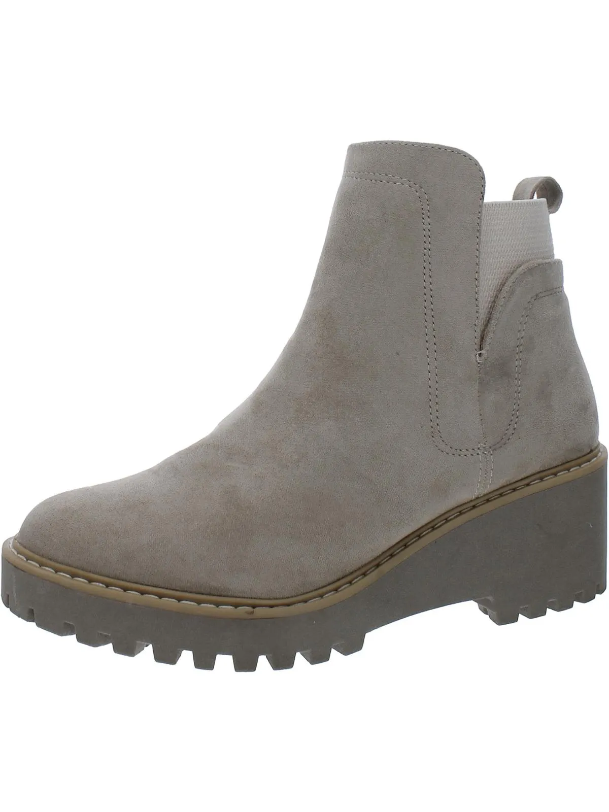 Rielle Womens Stretch Ankle Ankle Boots