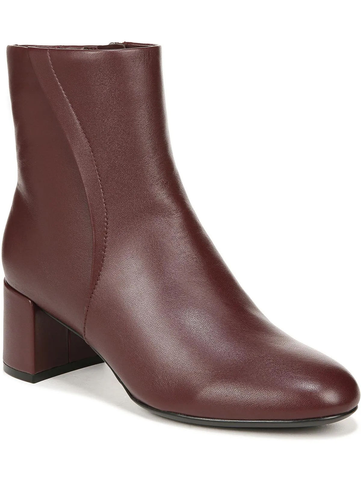 River Womens Leather Almond Toe Ankle Boots