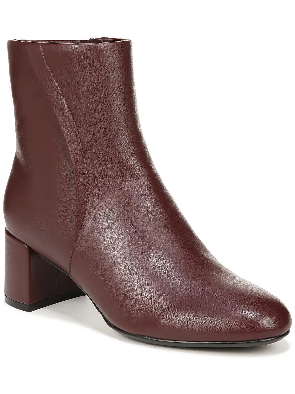 River Womens Leather Almond Toe Ankle Boots
