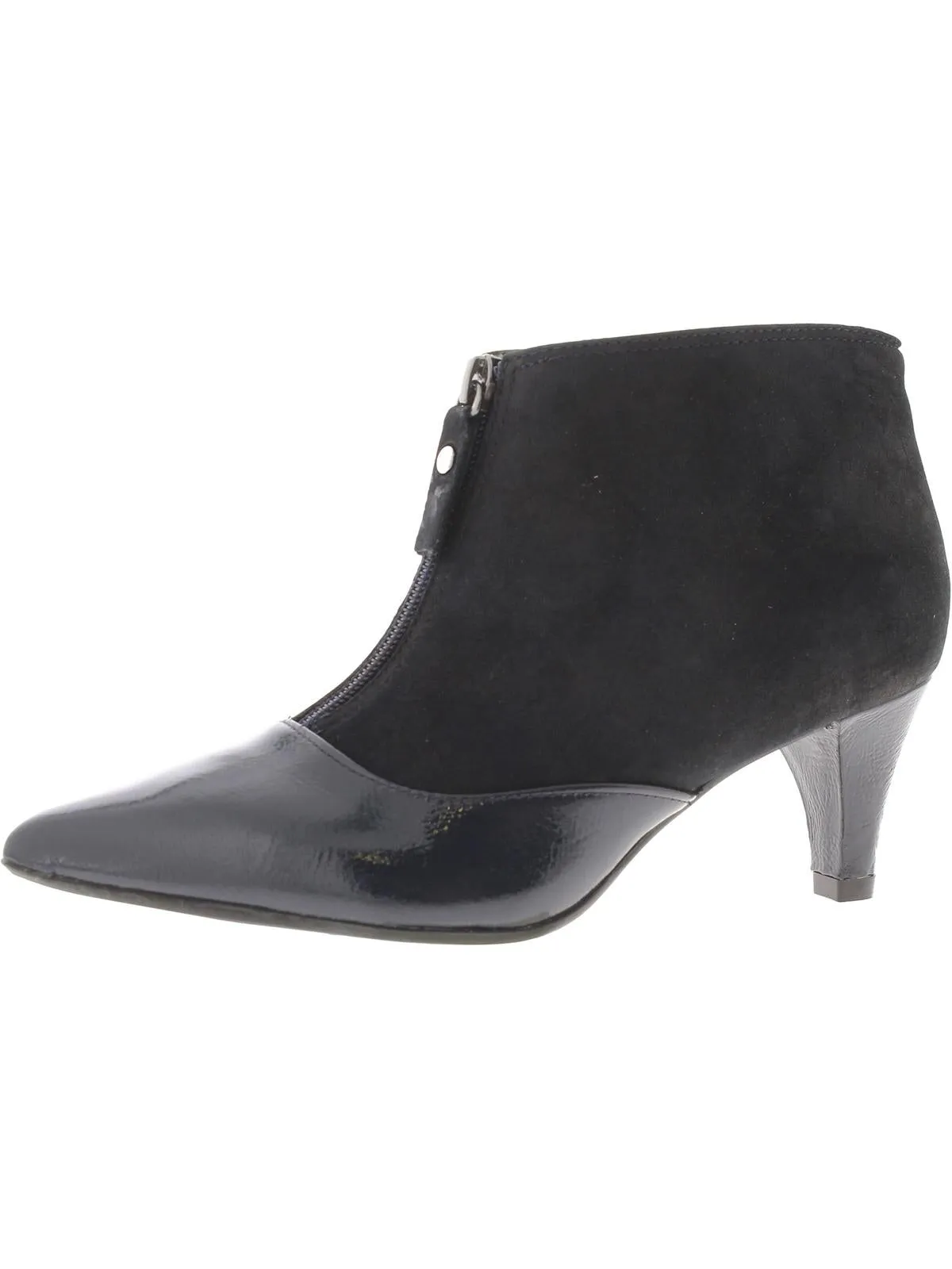 Riverside Womens Nubuck Heels Booties