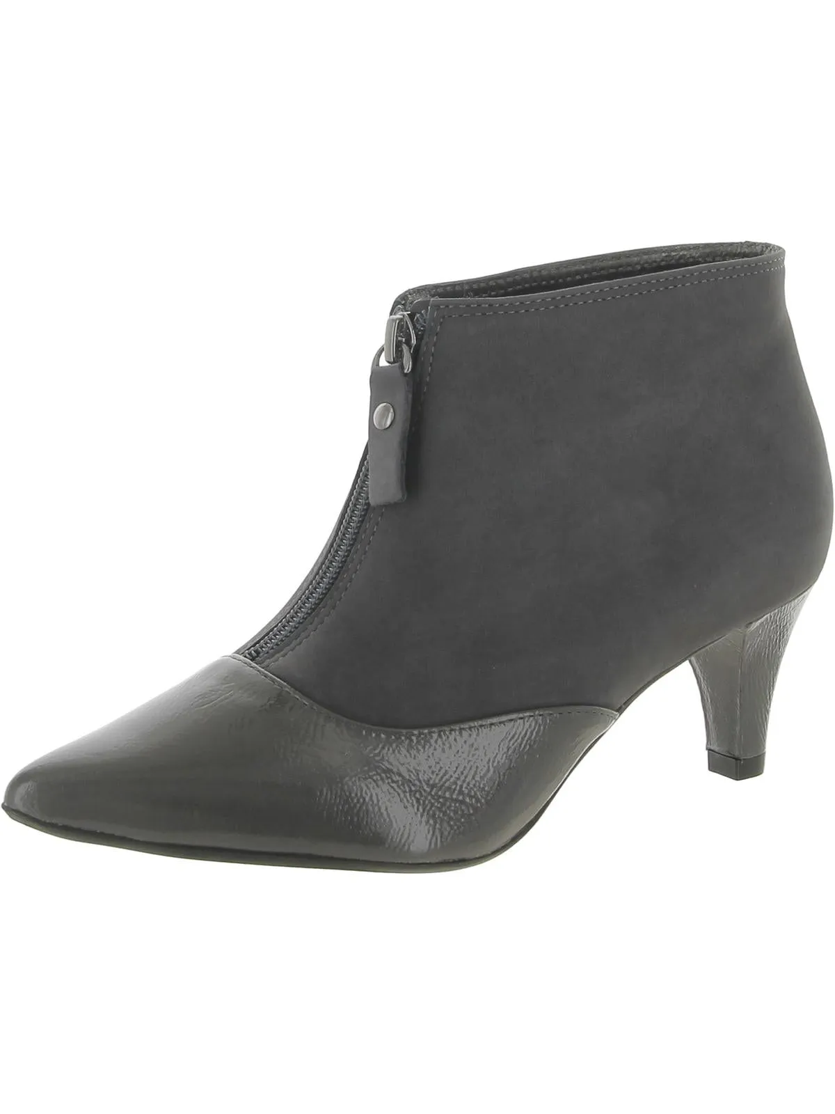 Riverside Womens Nubuck Heels Booties