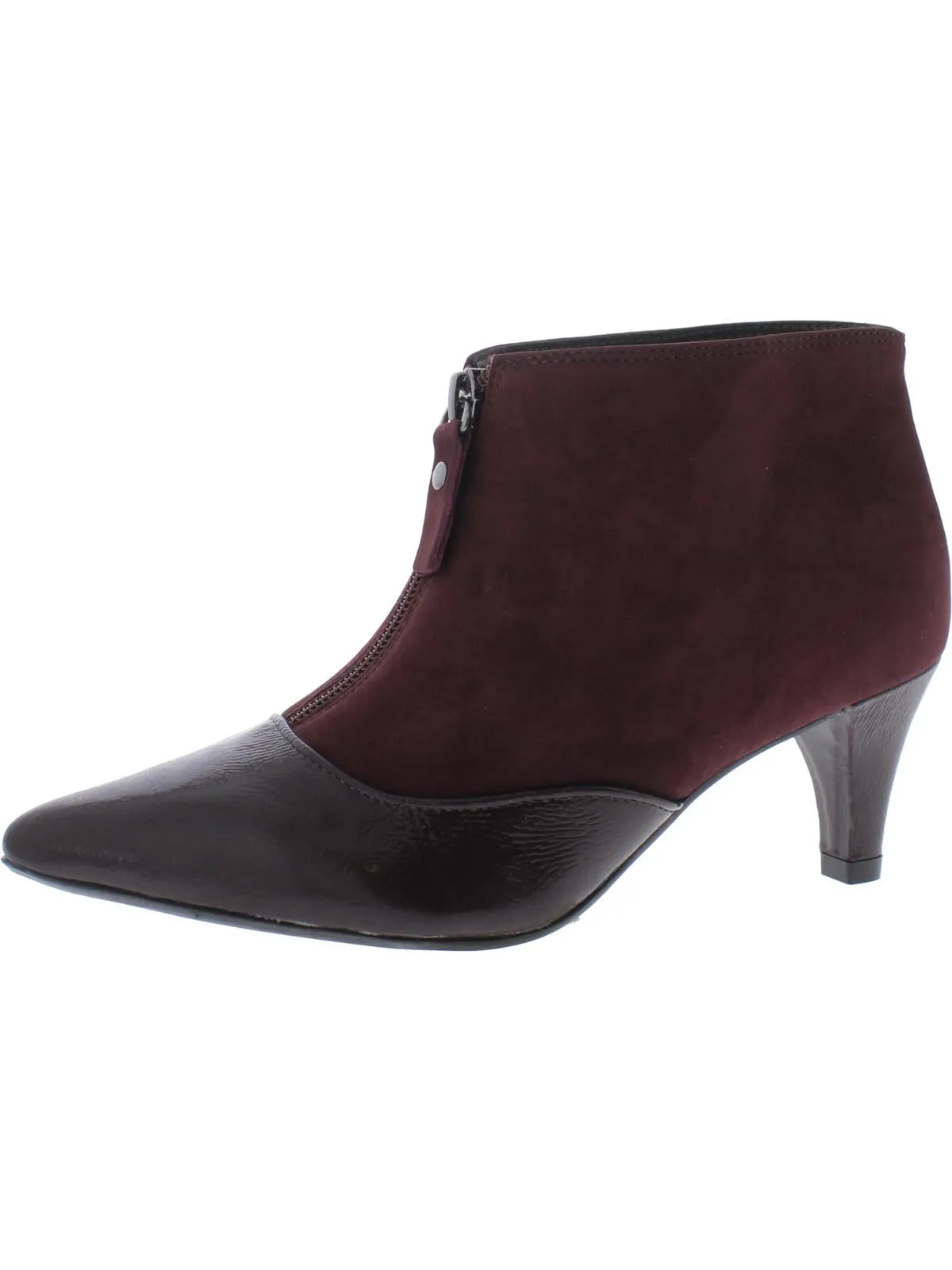 Riverside Womens Nubuck Heels Booties