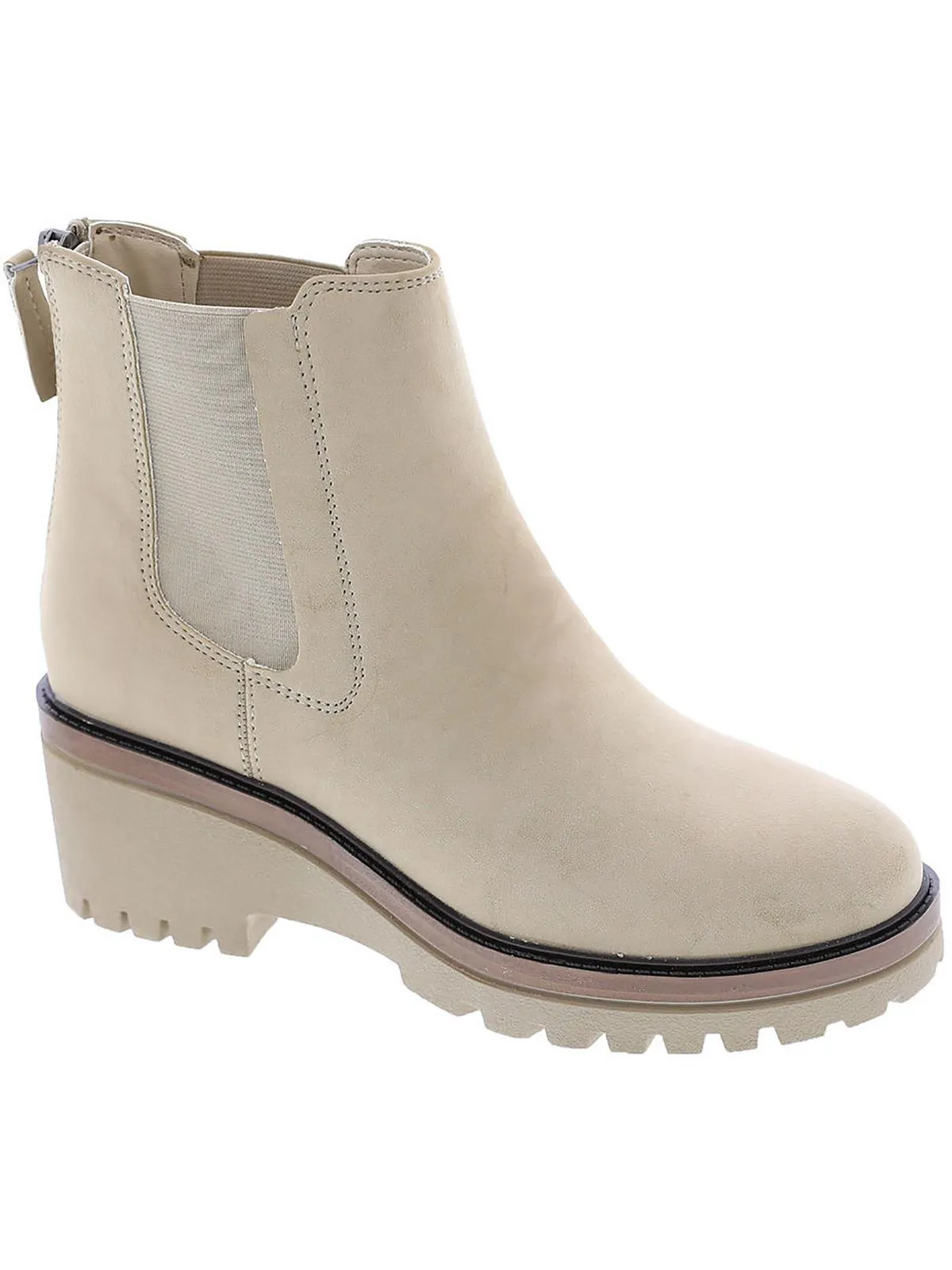 Sefi Womens Suede Ankle Chelsea Boots
