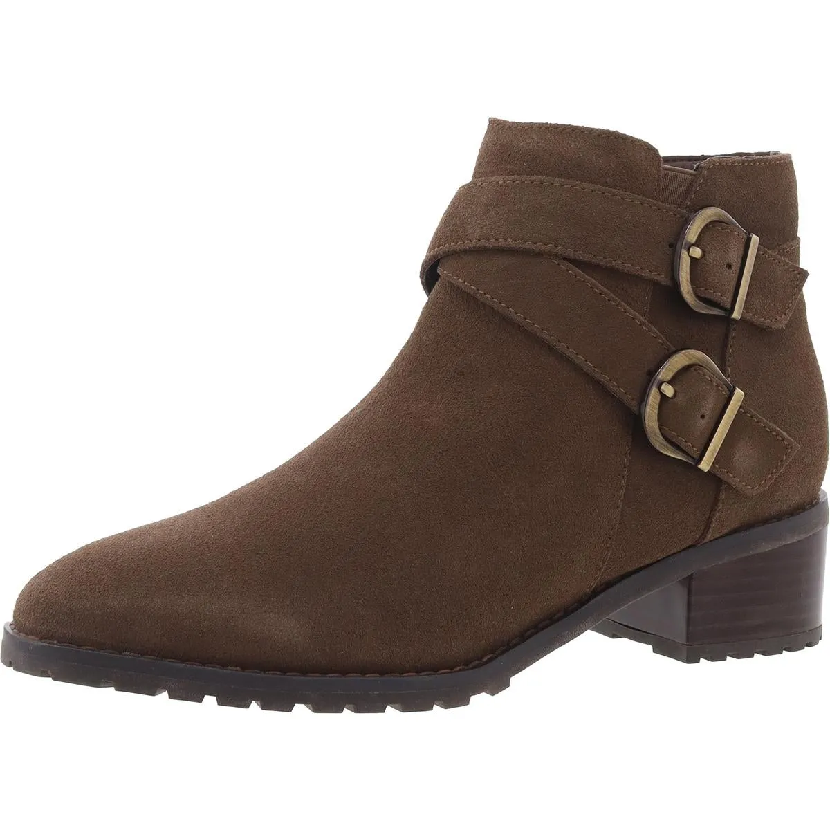 Sela Womens Suede Waterproof Booties