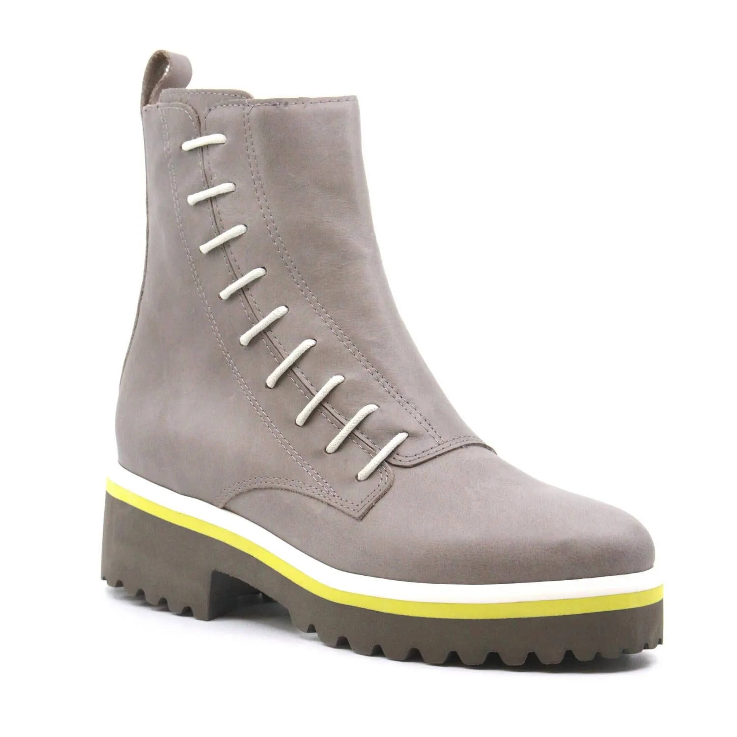Side Cord Bootie In Grey