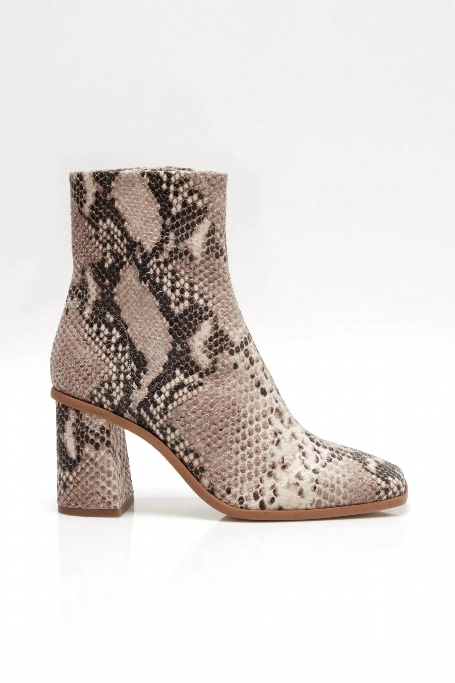 Sienna Ankle Boot In Snakeskin
