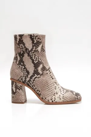 Sienna Ankle Boot In Snakeskin