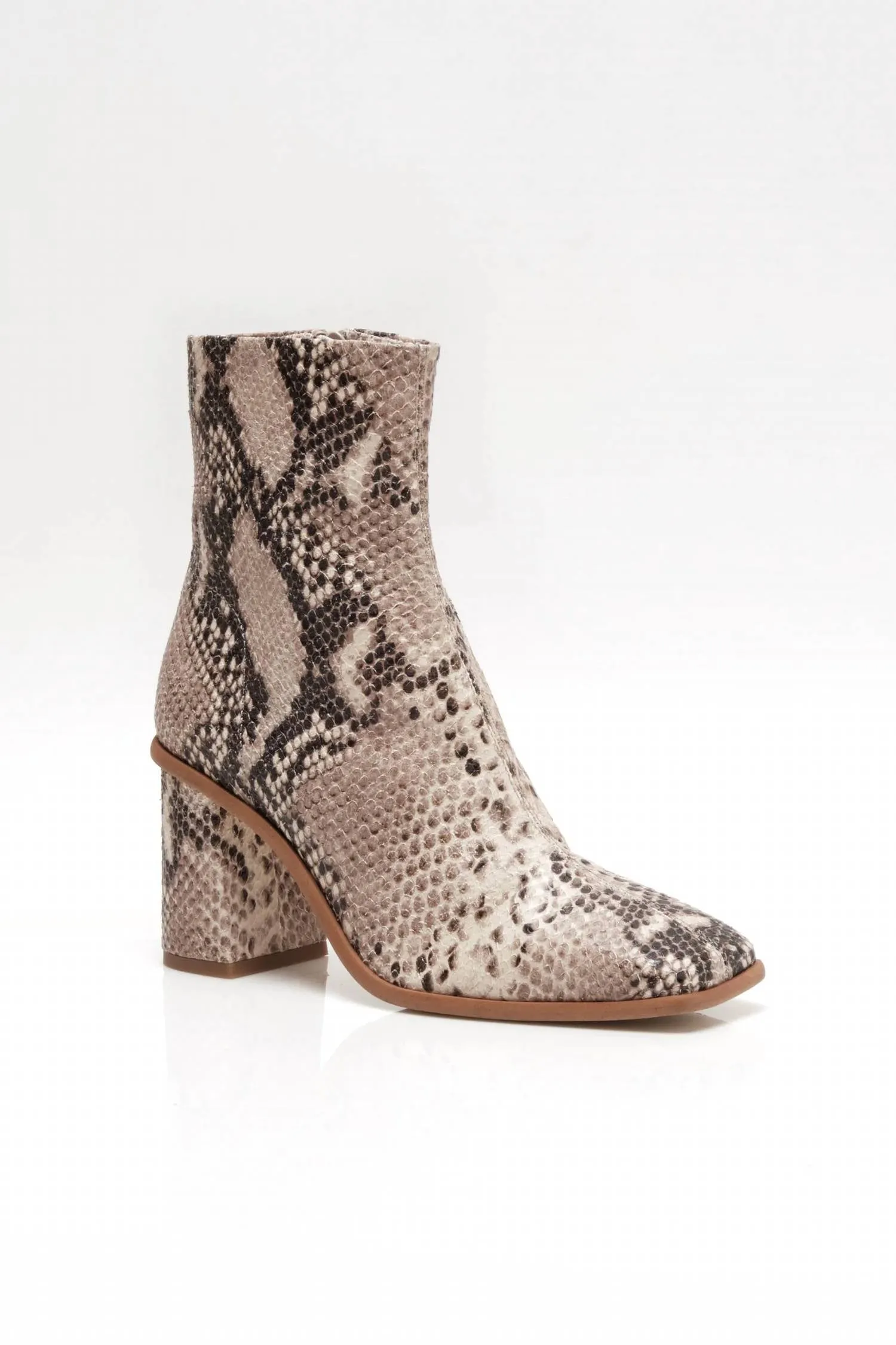 Sienna Ankle Boot In Snakeskin