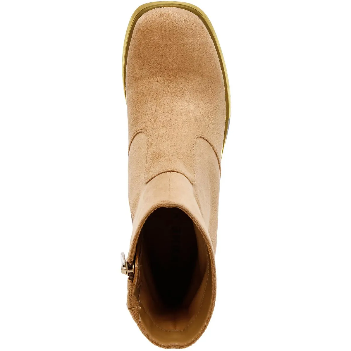 Sierra Womens Faux Suede Platform Ankle Boots