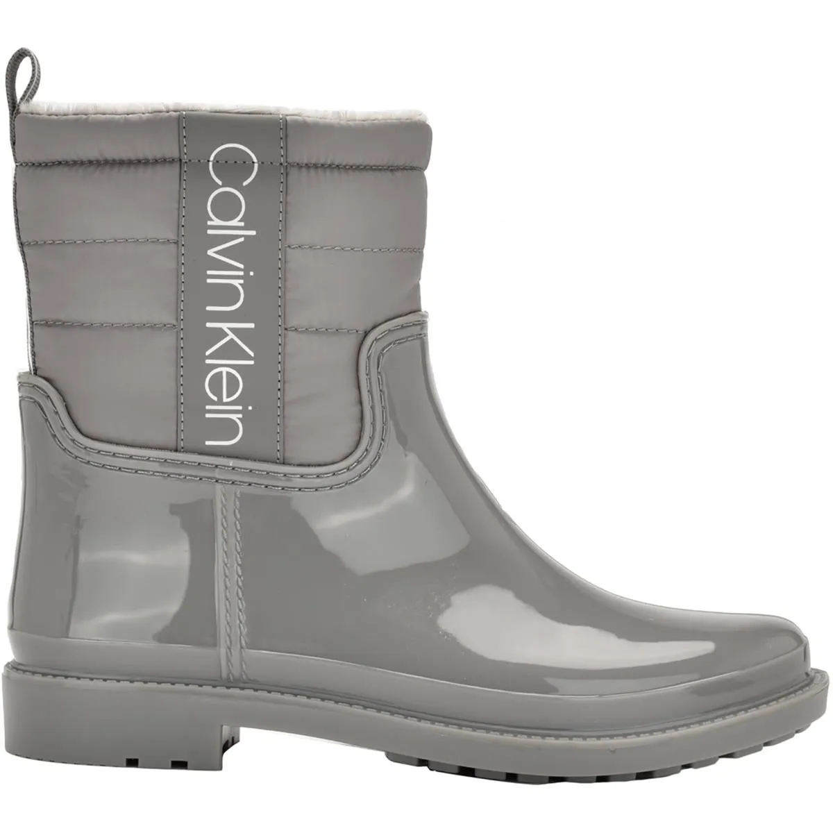 Sisely Womens Ankle Block Heel Rain Boots
