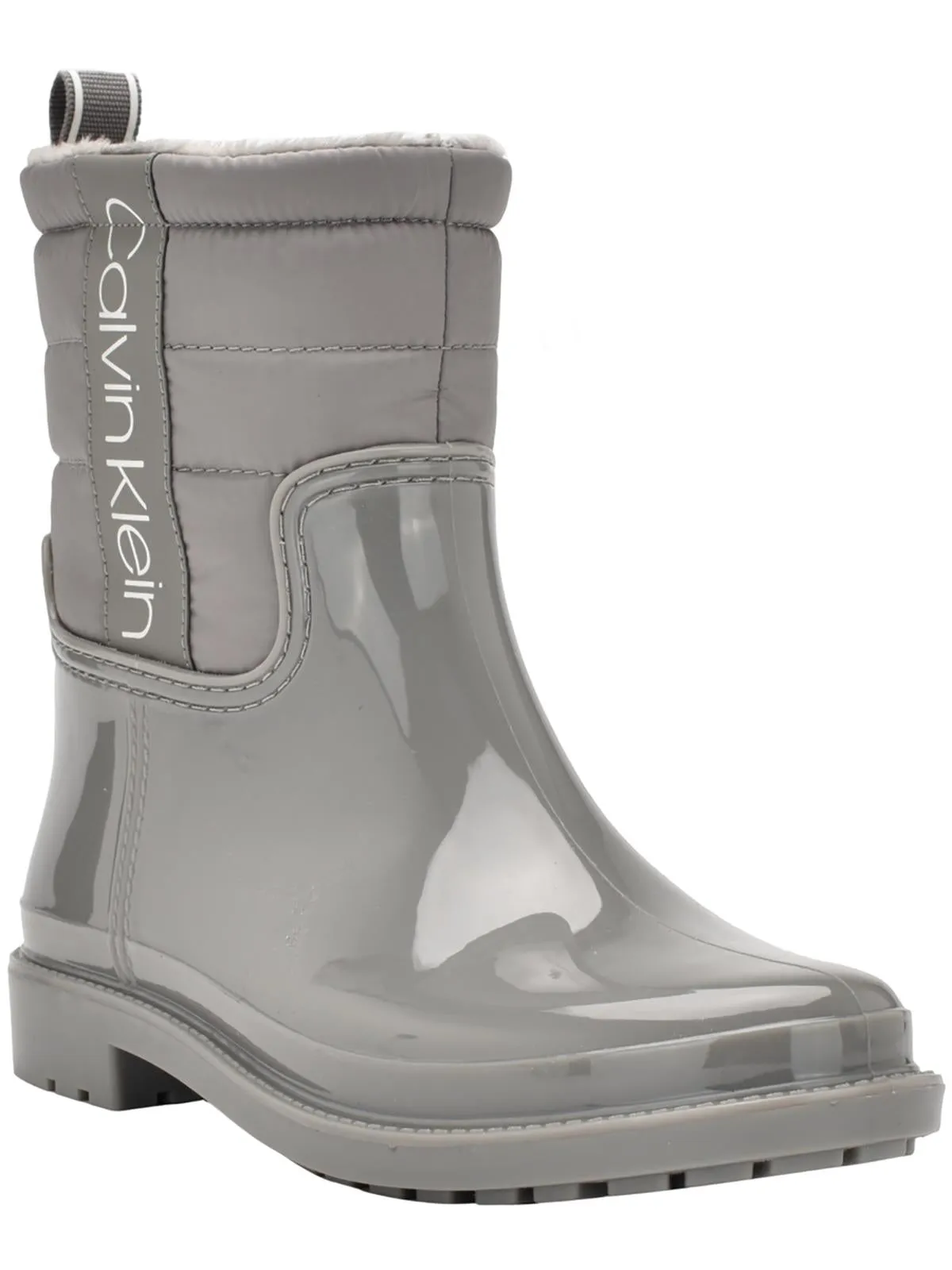 Sisely Womens Ankle Block Heel Rain Boots
