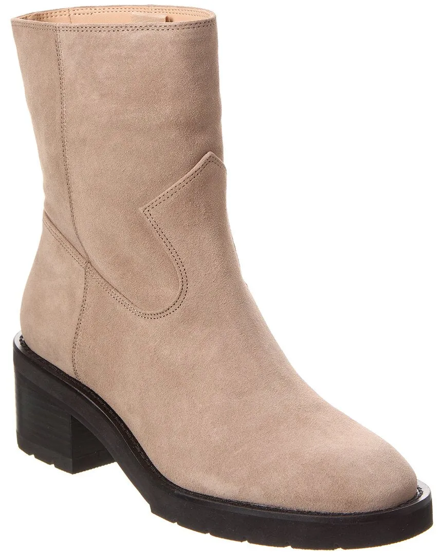 Stuart Weitzman Boulevard Suede Bootie