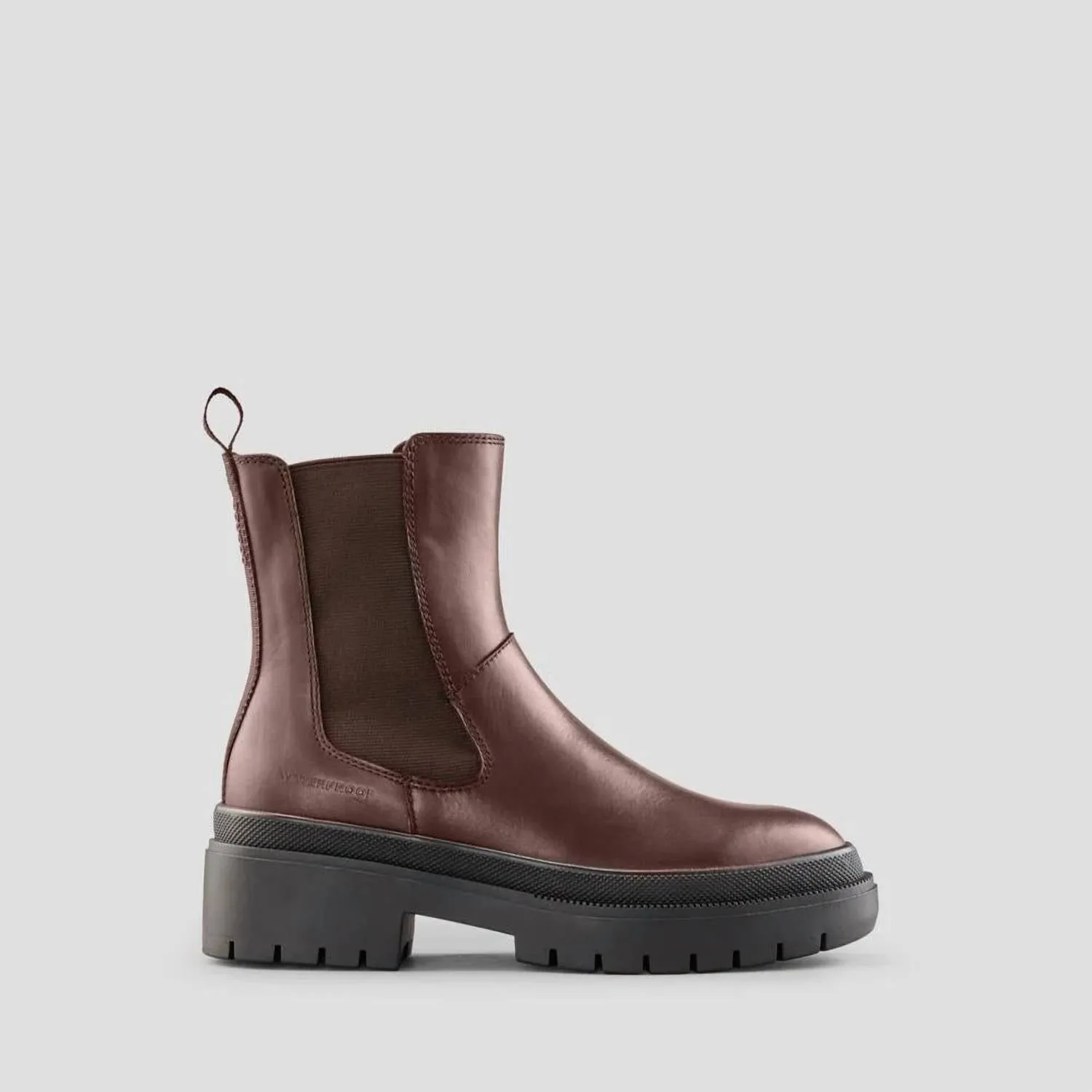 Swinton Leather Waterproof Boot In Brown