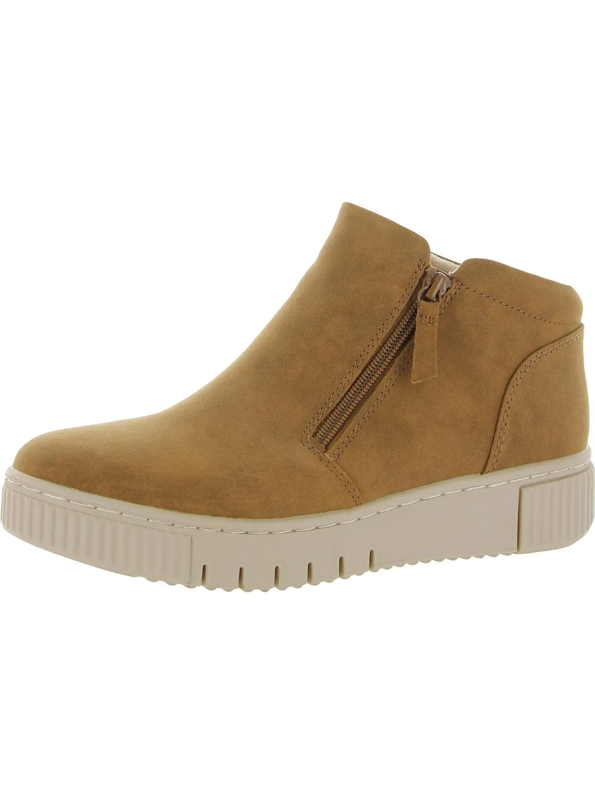 Turner Mid Womens Faux Leather Comfort Booties