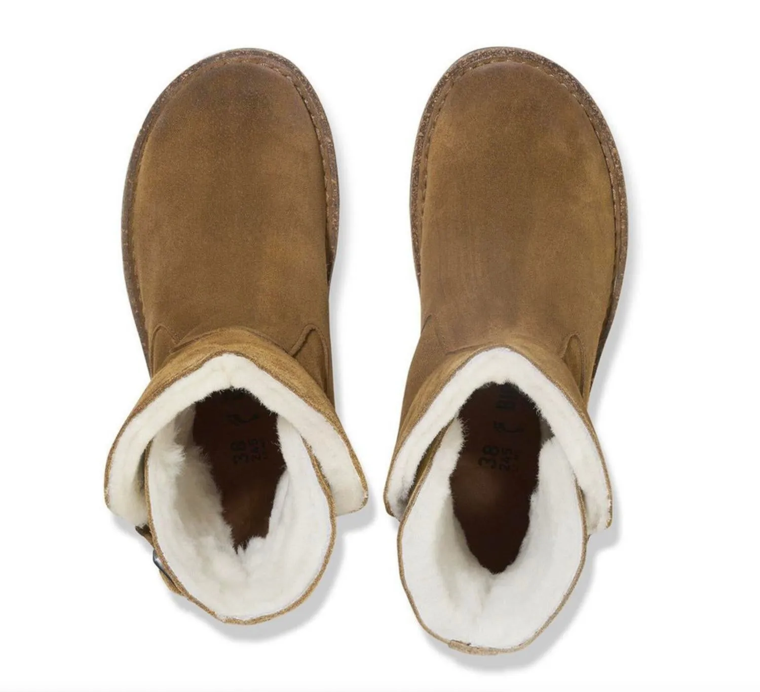 Uppsala Shearling Boot In Dark Tea Suede