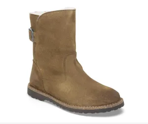 Uppsala Shearling Boot In Dark Tea Suede