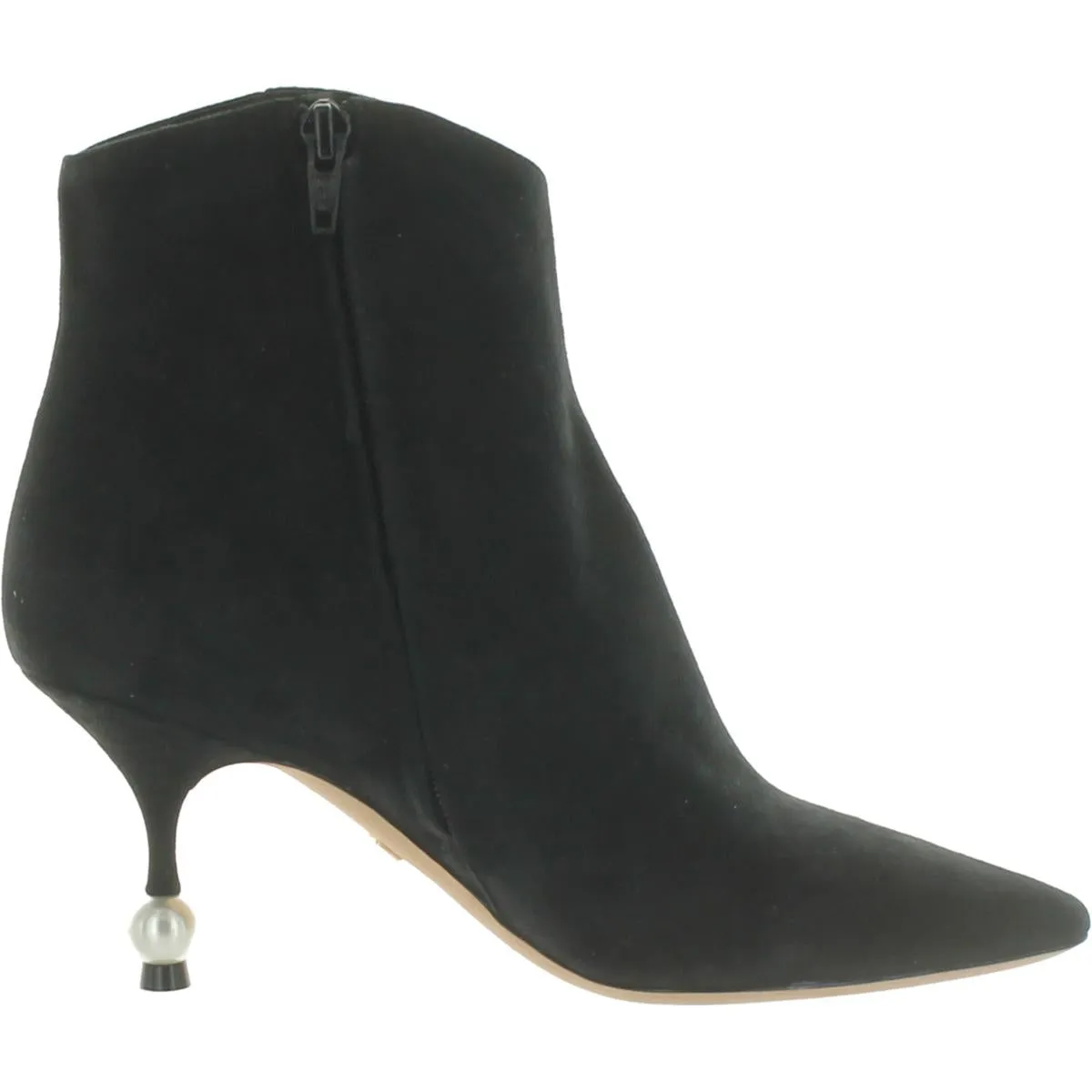 Valli  Womens Pointed Toe Faux Suede Booties
