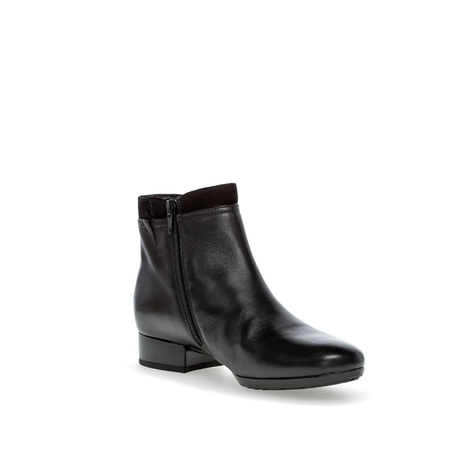 Veda Double-Zip Ankle Boot In Black