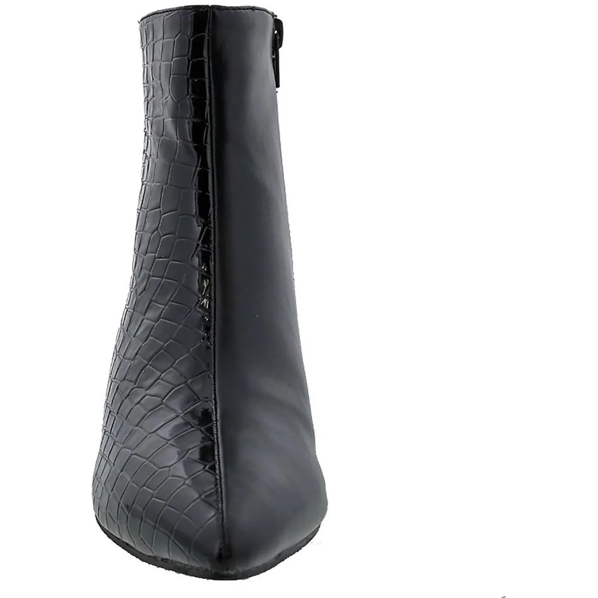 VEGAS Womens Faux Leather Kitten Heel Ankle Boots