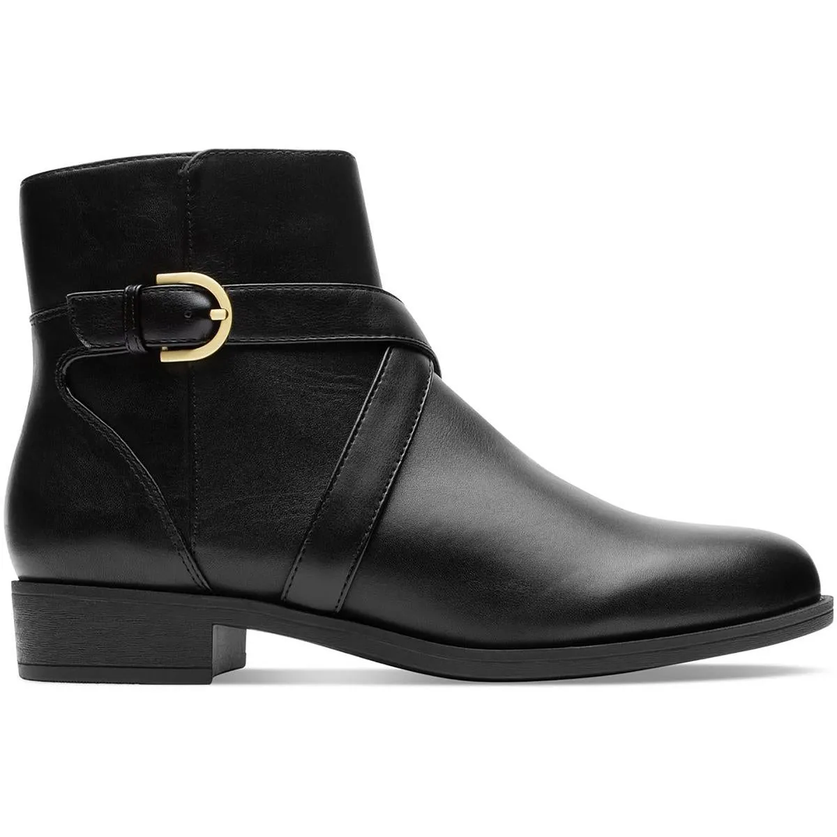 Vicky Womens Leather Criss-Cross Ankle Boots