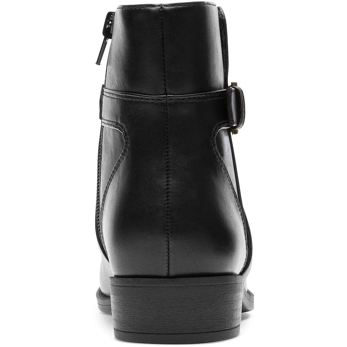 Vicky Womens Leather Criss-Cross Ankle Boots
