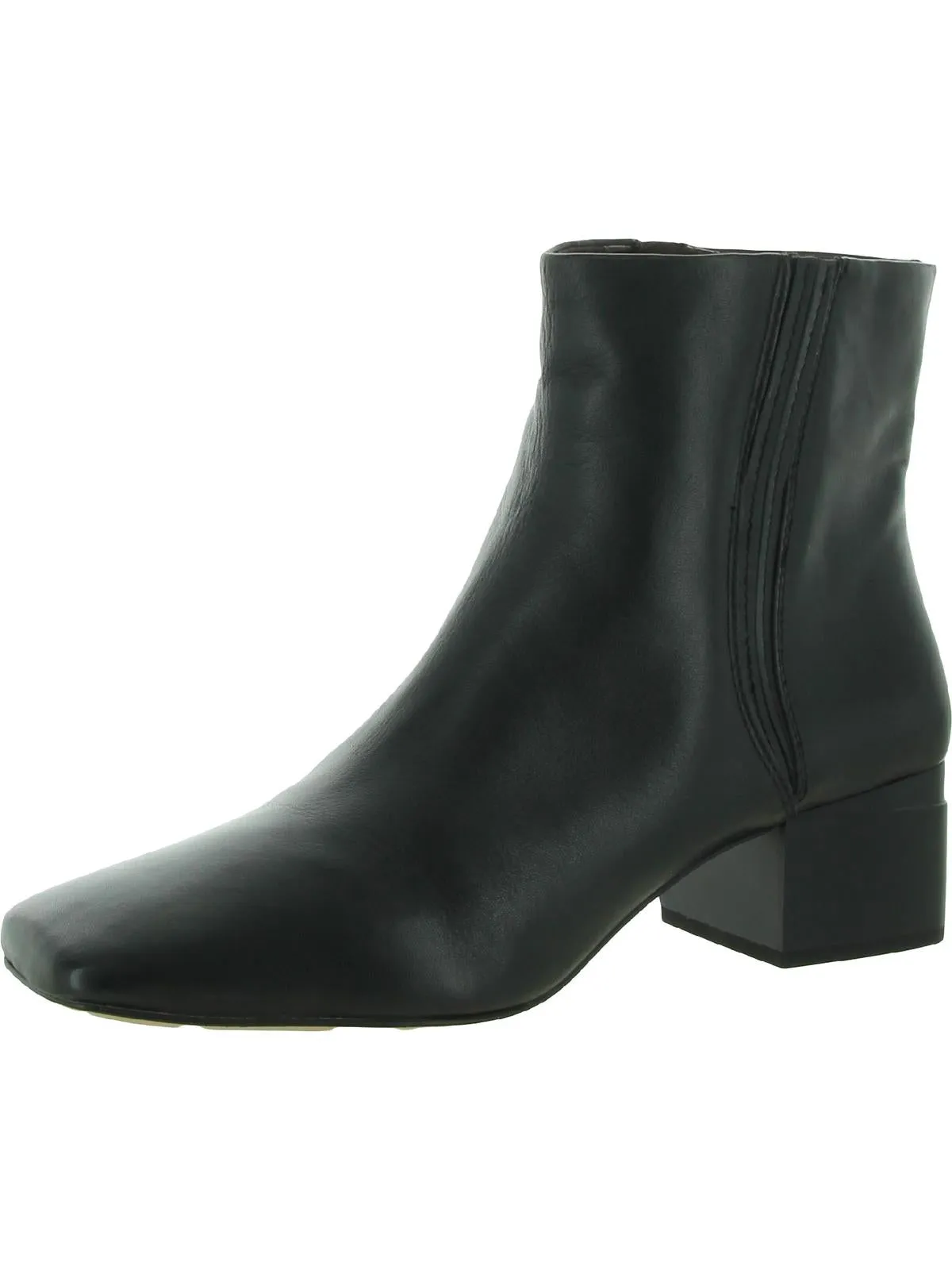 Waxtona Womens Zipper Square Toe Ankle Boots