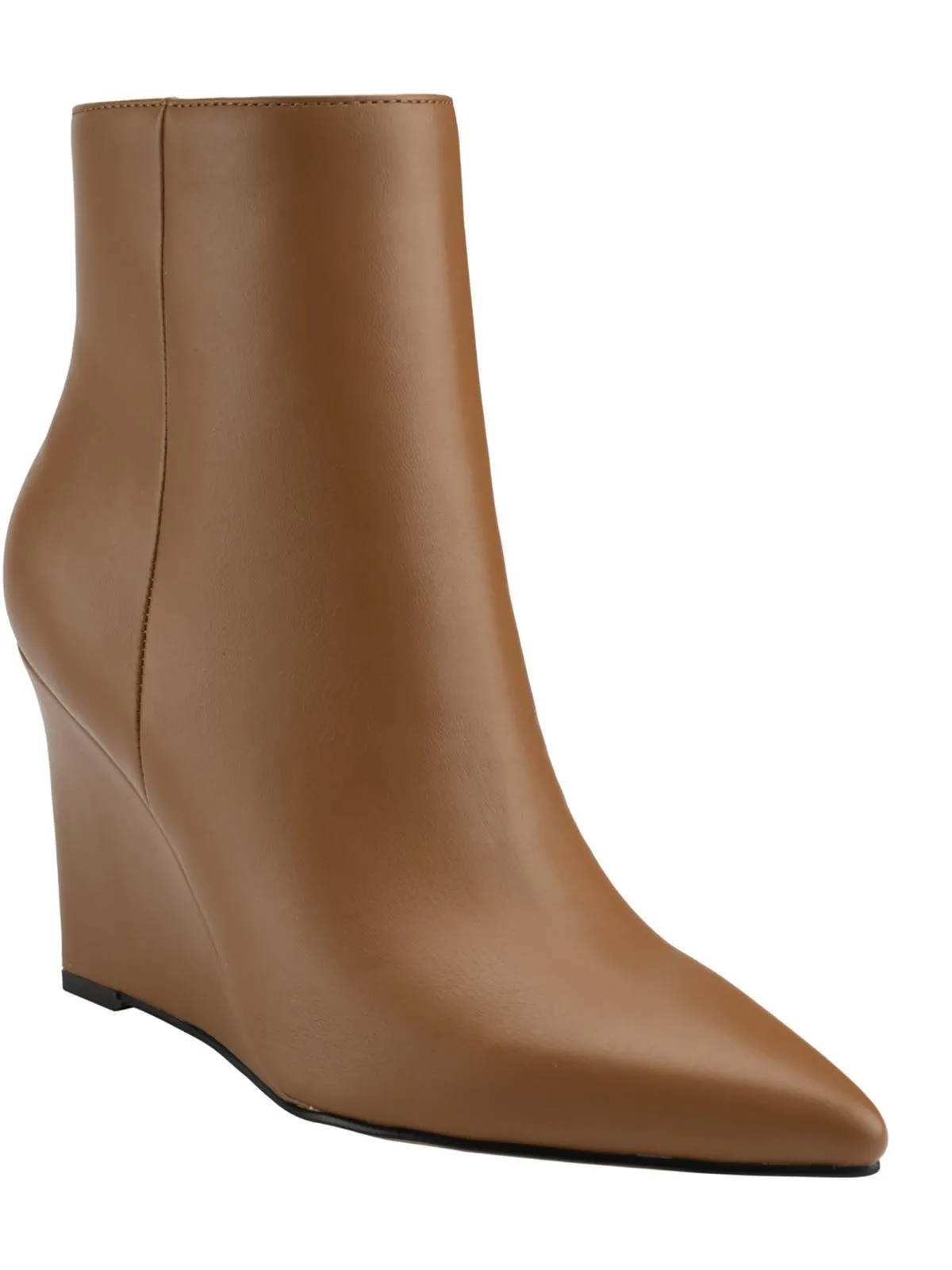 Wendel 2 Womens Faux Leather Wedge Ankle Boots