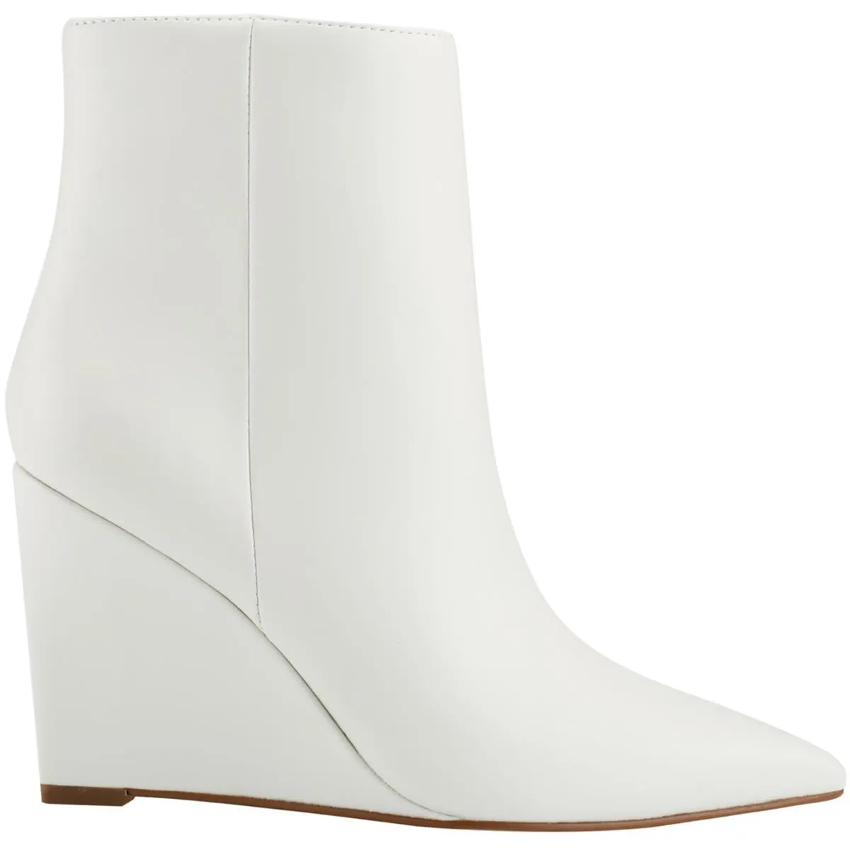 Wendel 2 Womens Faux Leather Wedge Ankle Boots