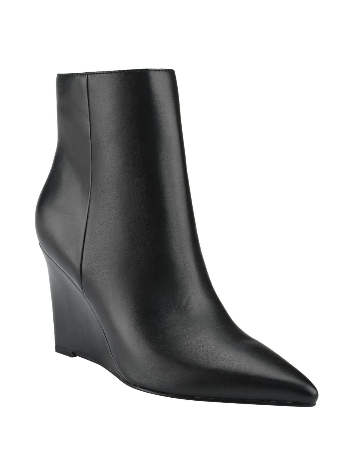 Wendel 2 Womens Faux Leather Wedge Ankle Boots