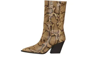Women Gavello Boot In Snake Nocciola