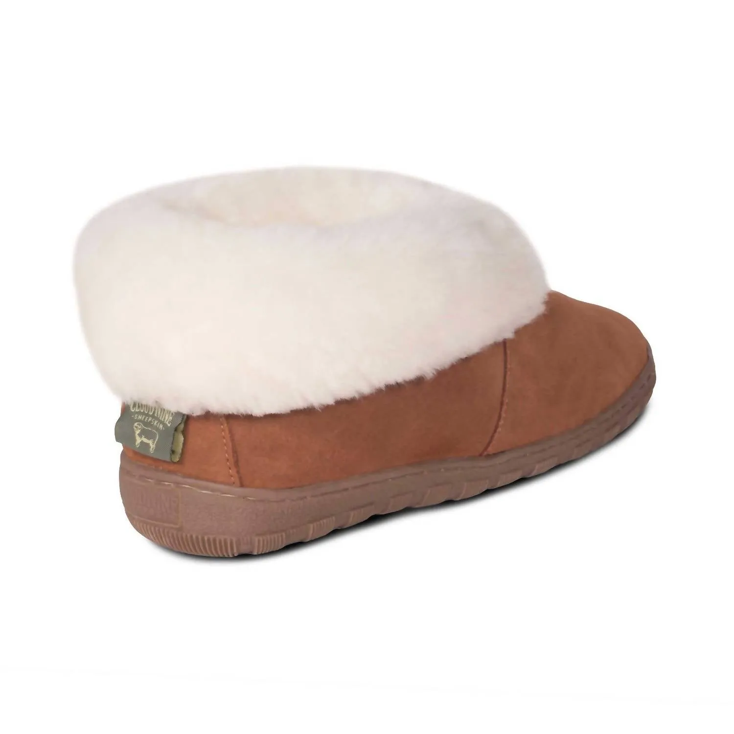 Women Sheepskin Bootie In Chestnut